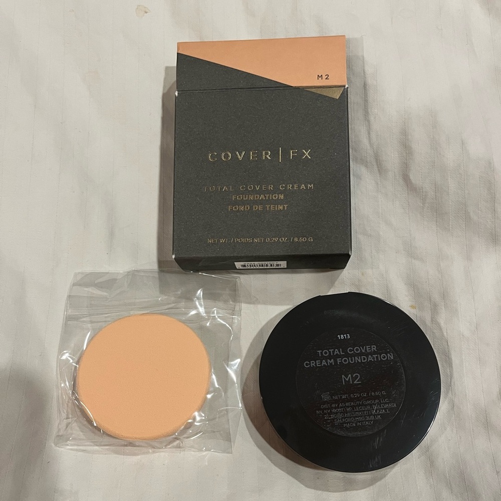 NIB Cover FX Total Cover Cream Foundation in M2